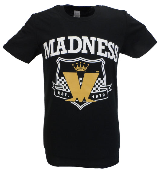 Herre officielt licenseret Madness sort t-shirt fra 1979