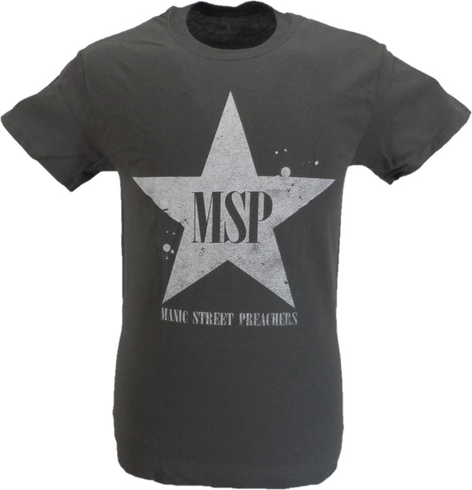 Mens Official Licensed Manic Street Preachers Star T Shirt