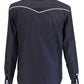 Mazeys Mens Black White Western Cowboy Vintage/Retro Shirts