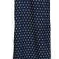 Mazeys Mens Classic Retro Mod Mod Tassled Scarf Navy Polka Dot