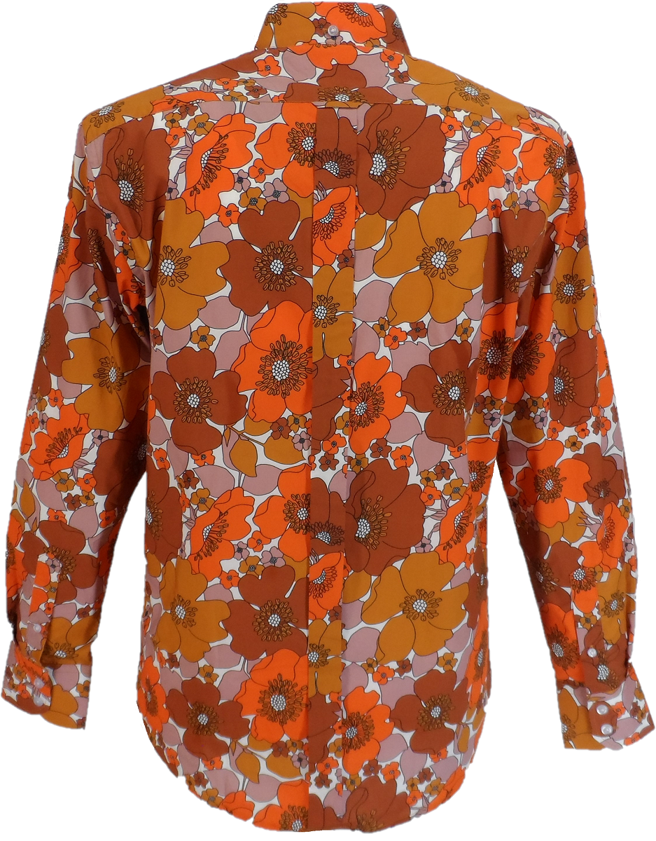 Chemise à fleurs discount homme annee 60
