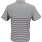 Graues Finsbury-gestreiftes Poloshirt Merc London