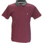 Burgunderrot gepunktete Poloshirts Merc