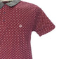 Merc Burgundy Polka Dot Polo Shirts