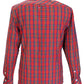 Merc rød neddy bomuld langærmede retro mod button down skjorter 