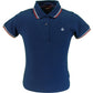 Merc Ladies Navy/Red/White Cotton Polo Shirt …