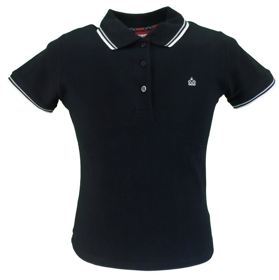 Men's Vintage Mod Polo Shirts UK Classic Style Retro Polo Shirts Mazeys UK