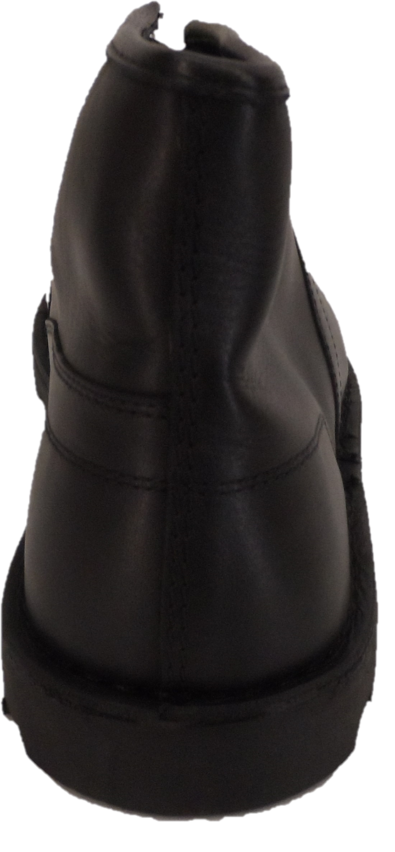 Ikon Original Monkey Boots in pelle nera originali stile anni '70