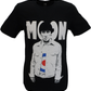 Camiseta oficial negra de the who keith moon para hombre