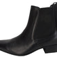 Ikon Original Black Winklepicker Mod Beatle Boots