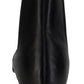 Ikon Original Black Winklepicker Mod Beatle Boots
