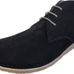 Ikon Original Navy Blue Nomad 70s Mod Style Real Suede Desert Boots