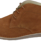 Ikon Original Cognac/Tan Nomad 70s Mod Style Real Suede Desert Boots