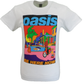 Mens Official Licensed Oasis White Be Here Now T Shirt