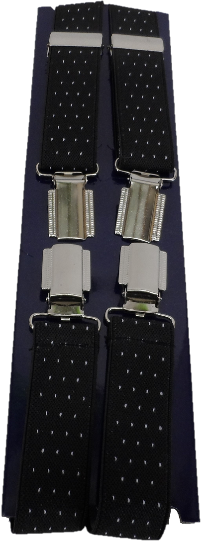 Mazeys Mens Made in England One Inch Pindot Braces