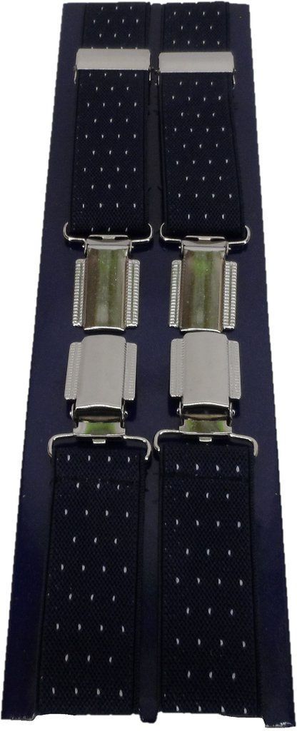 Mazeys Mens Made in England One Inch Pindot Braces