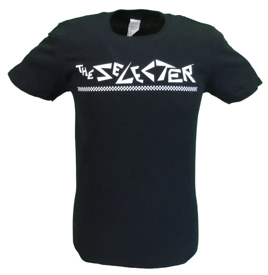 T-shirts noirs officiels avec logo The Selecter pour hommes