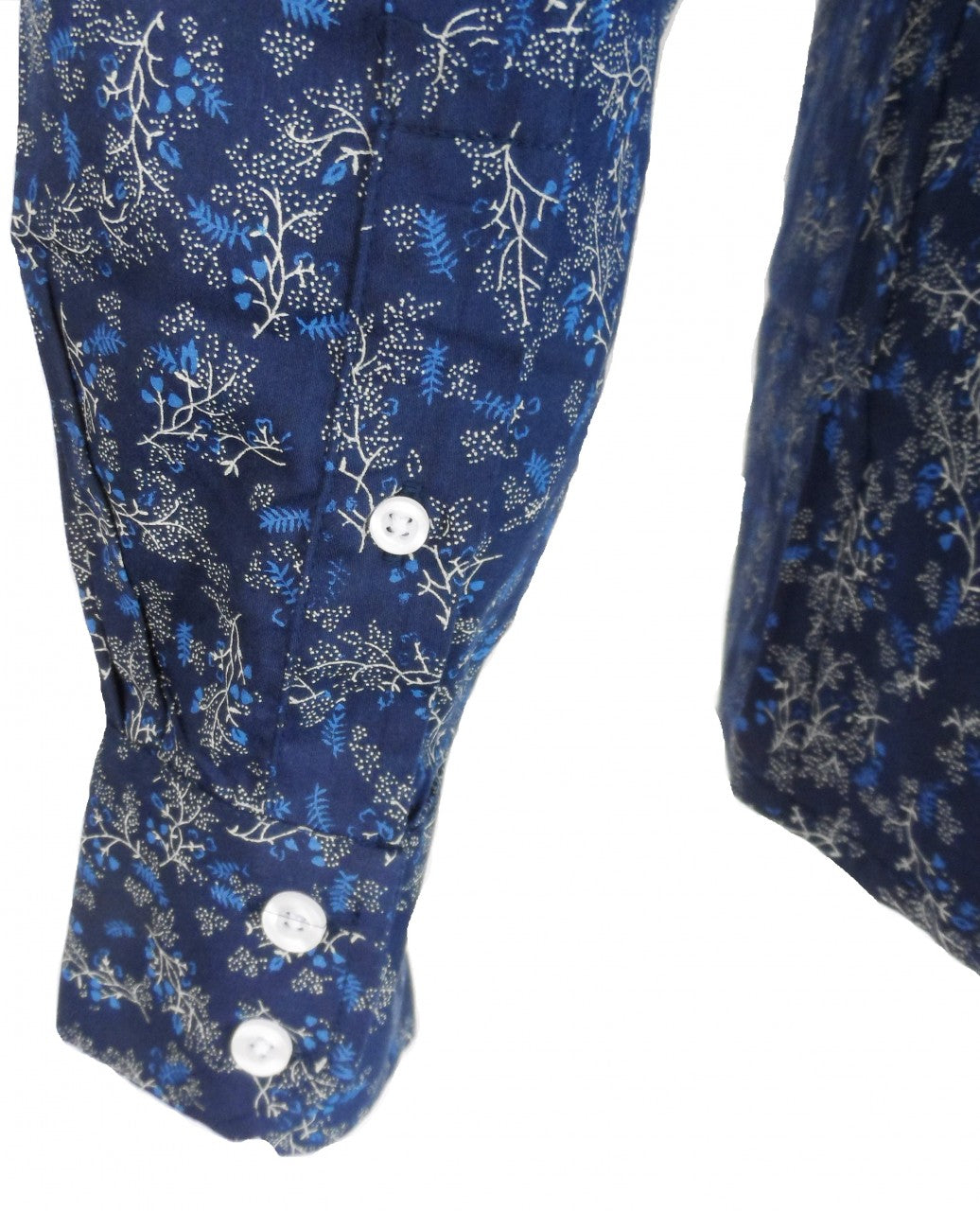 Platinum Navy Floral Cotton 