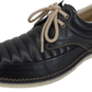 Zapatos Pod Original jagger retro mod de cuero negro