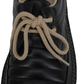 Zapatos Pod Original jagger retro mod de cuero negro