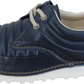 Pod Original marineblaue Lennox-Retro-Mod-Lederschuhe