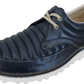 Chaussures Pod Original en cuir rétro mod lennox bleu marine