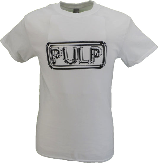 Mens White Official Pulp Logo T Shirt