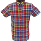 Real Hoxton Multi Checked Short Sleeved Button Down shirt
