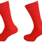 Ladies 2 Pair of Pack Red and Yellow Socks