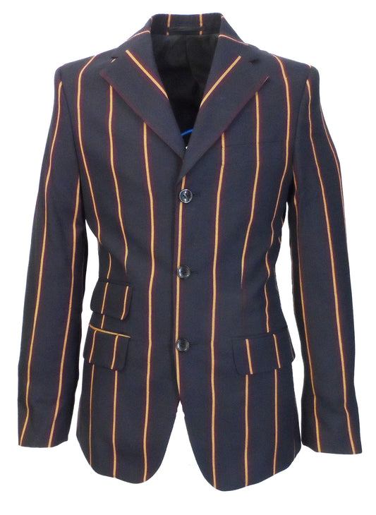 Classica giacca blazer da nautica Relco Weller blu scuro 