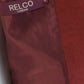 Ladies Relco Tonic Retro Mod Burgundy/Black Short Jackets