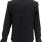 Relco Black Oxford Cotton Long Sleeved Retro Mod Button Down Shirts