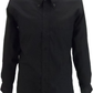 Relco sorte oxford bomuld langærmede retro mod button down skjorter