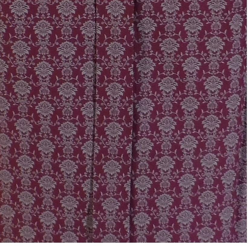 Relco Mens Burgundy Retro Floral Button Down Shirts