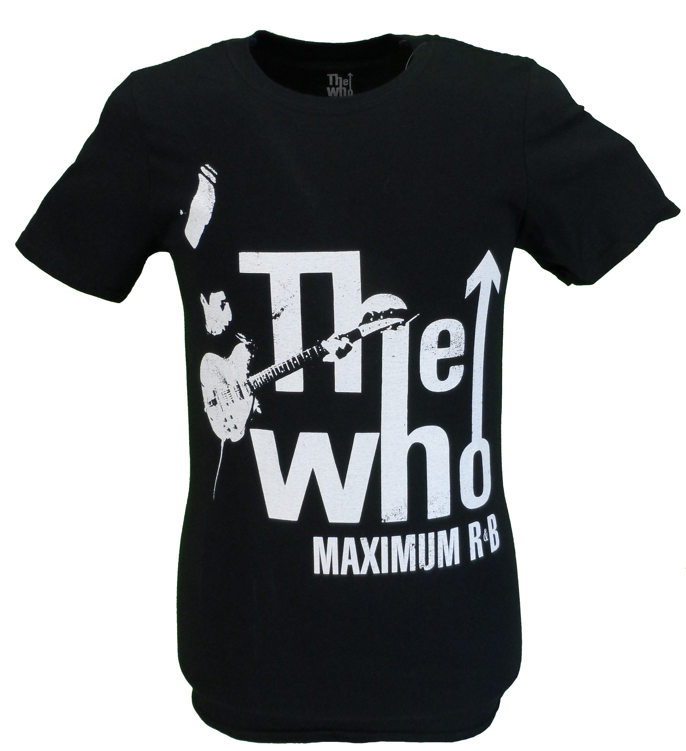 Mens Black Official The Who Maximum R&B T Shirt – Mazeys UK