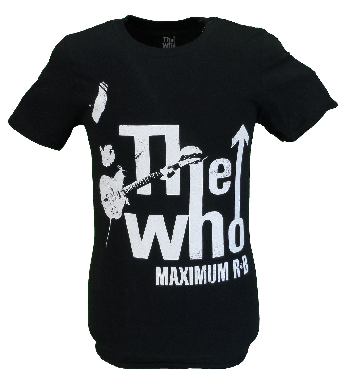 Maglietta nera ufficiale da uomo di Who Maximum r&b