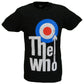 Mens Black Official The Who ELEVATED TARGET T Shirt