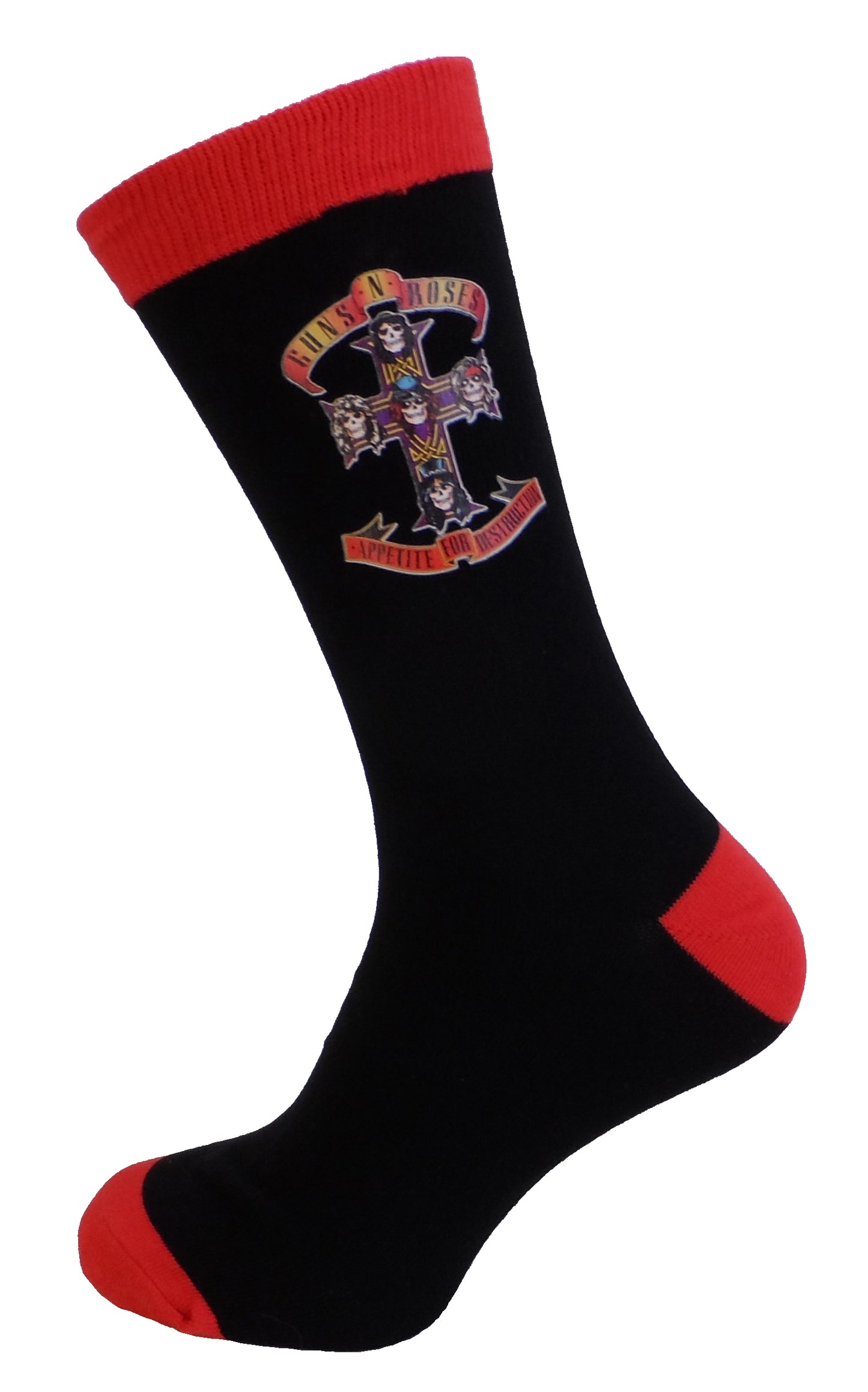 Socks para hombre Officially Licensed de Guns N' Roses.