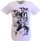 Mens White Target Officially Licensed 100 Club The Jam T Shirt