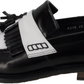 Zapatos mocasines Rudeboy SKA en blanco y negro Delicious Junction