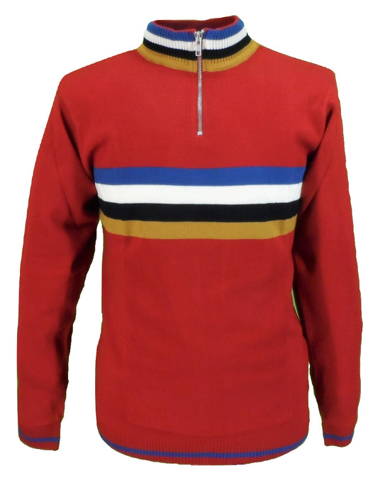 Men's retro 2025 drawstring knight sweater