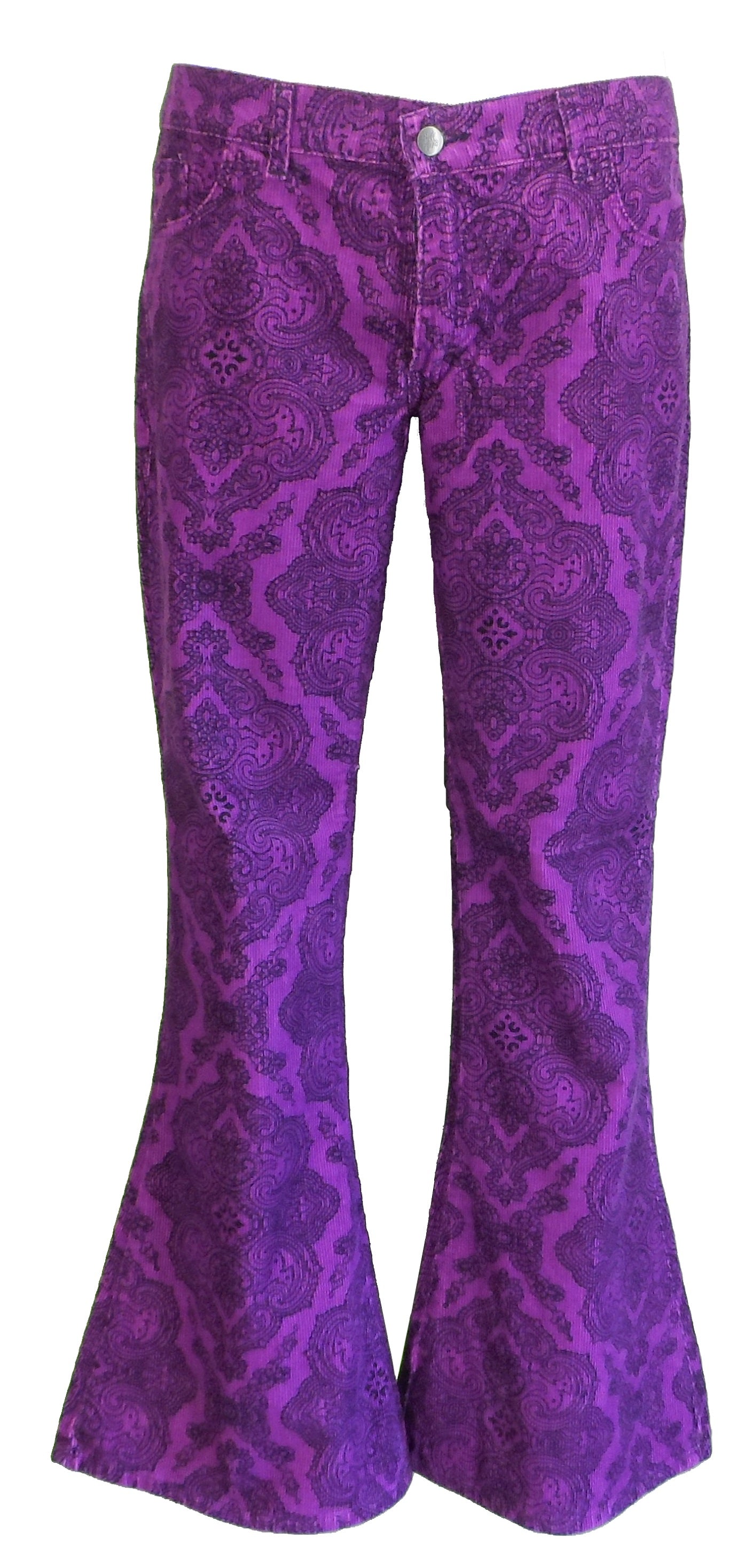 mens purple flares