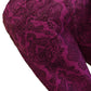 Run & Fly Mens Purple Vintage Jimi Hendrix Paisley Retro Bellbottom Flares