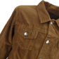 Run & Fly Mens 60s Retro Vintage Tan Cord Western Trucker Jacket