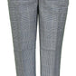 Run & Fly Mens 60s Vintage Retro Mod Checked Prince of Wales Tartan Skinny Fit Trousers