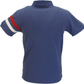 Ska & Soul Dark Blue Racing Stripe 100% Cotton Polo Shirt