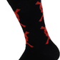 Mens 2 Pair Pack of Skull and Crossbones Top Socks