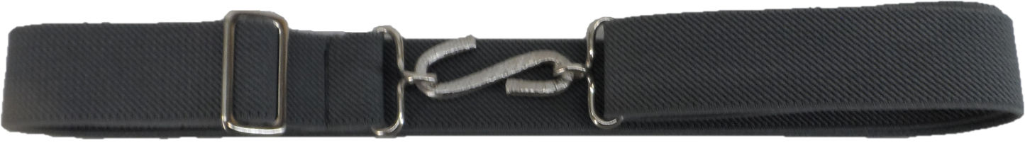 Retro Unisex 70s Plain 1 Inch Wide Plain Colours Elastic Snake Belts