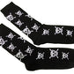 Pack de 2 pares de calcetines con calavera y Socks cruzadas para mujer