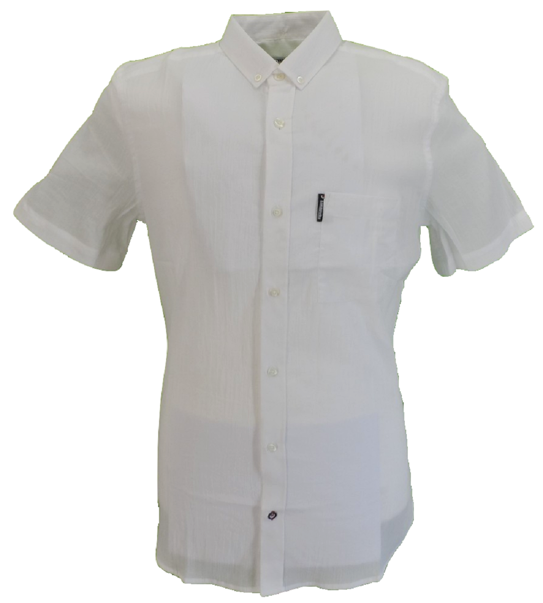 Lambretta White Retro Short Sleeved Shirt